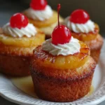 Pineapple Upside-Down Cupcakes
