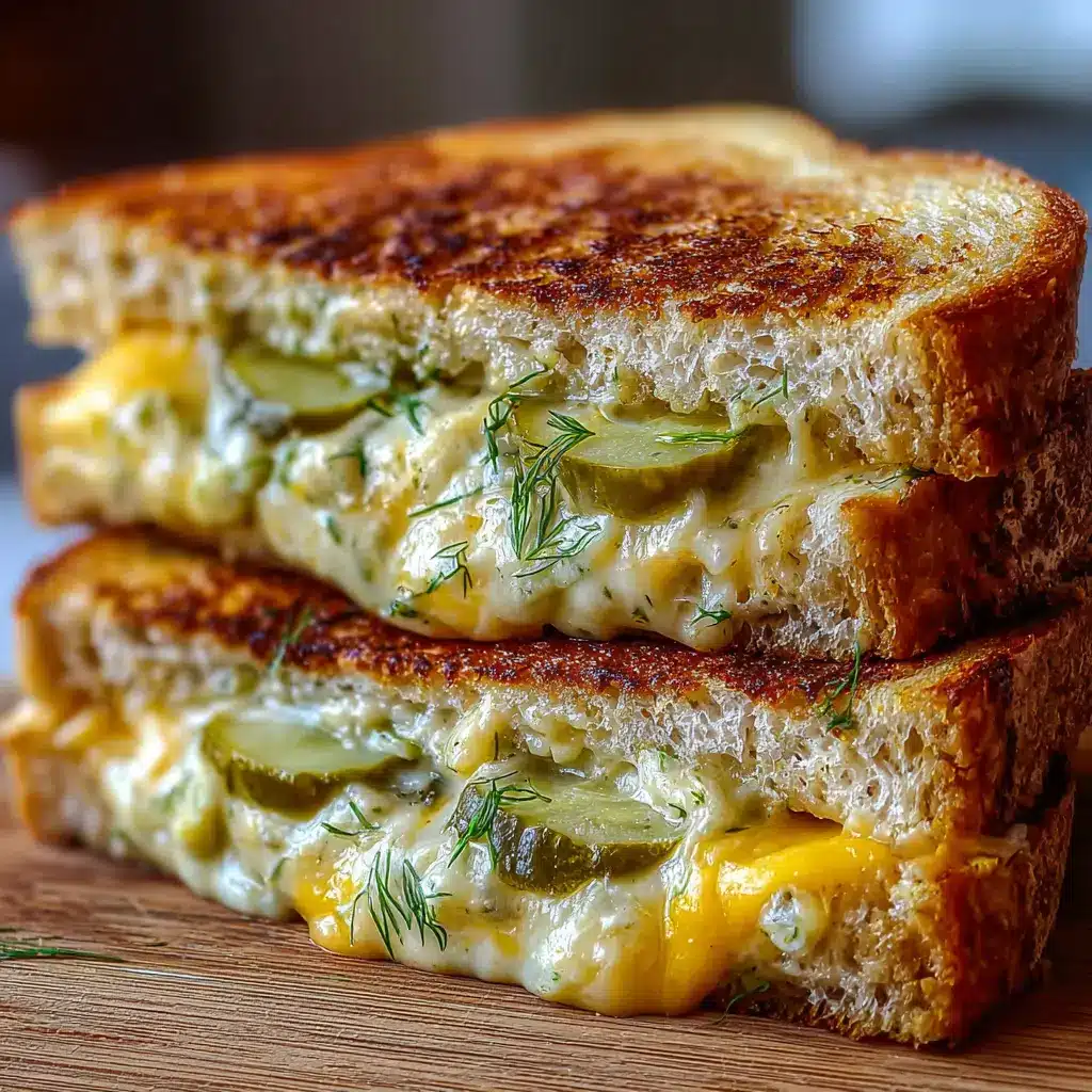 Dill Pickle Grilled Cheese Delight