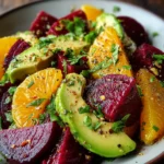 Beet, Avocado & Orange Salad