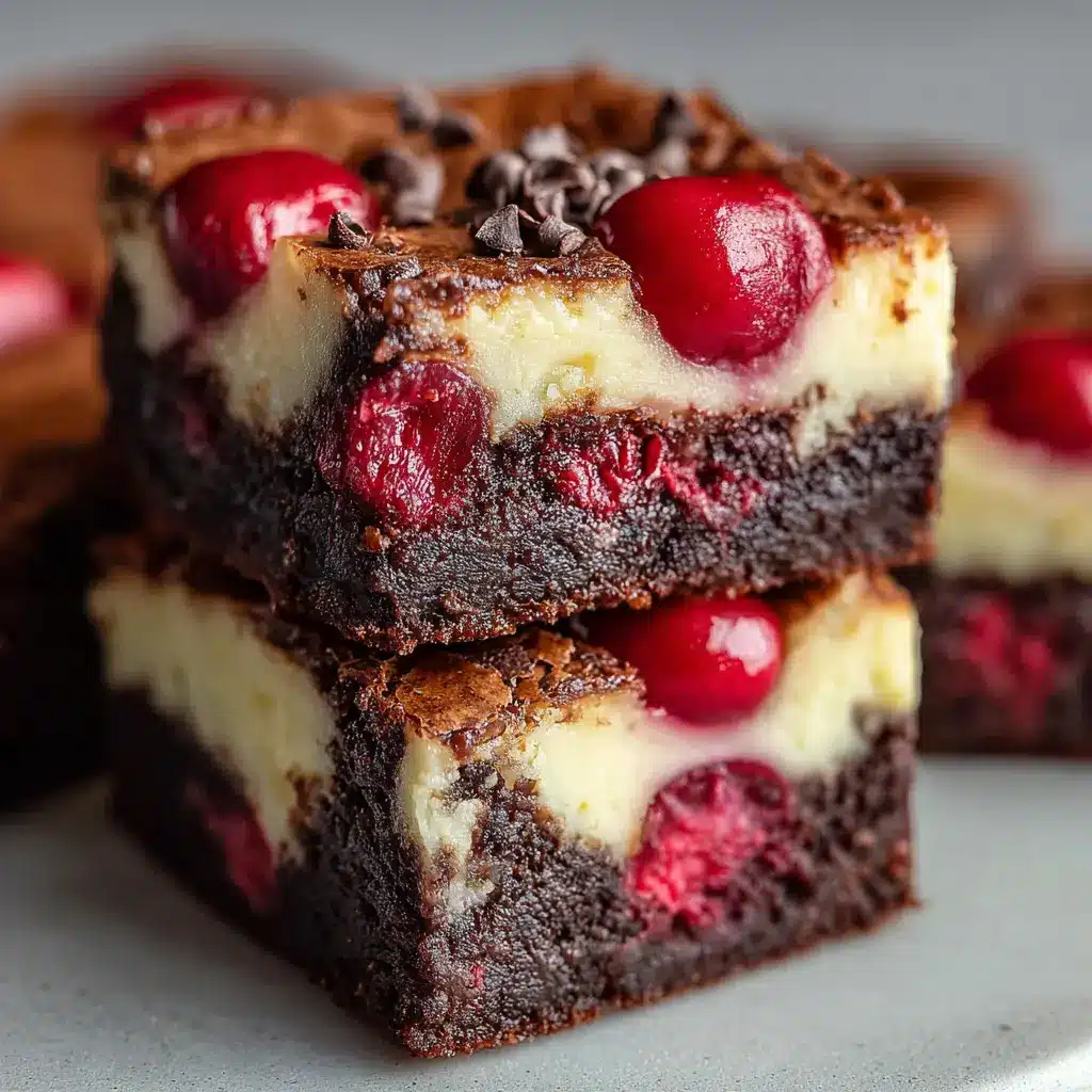Cherry Cheesecake Brownies