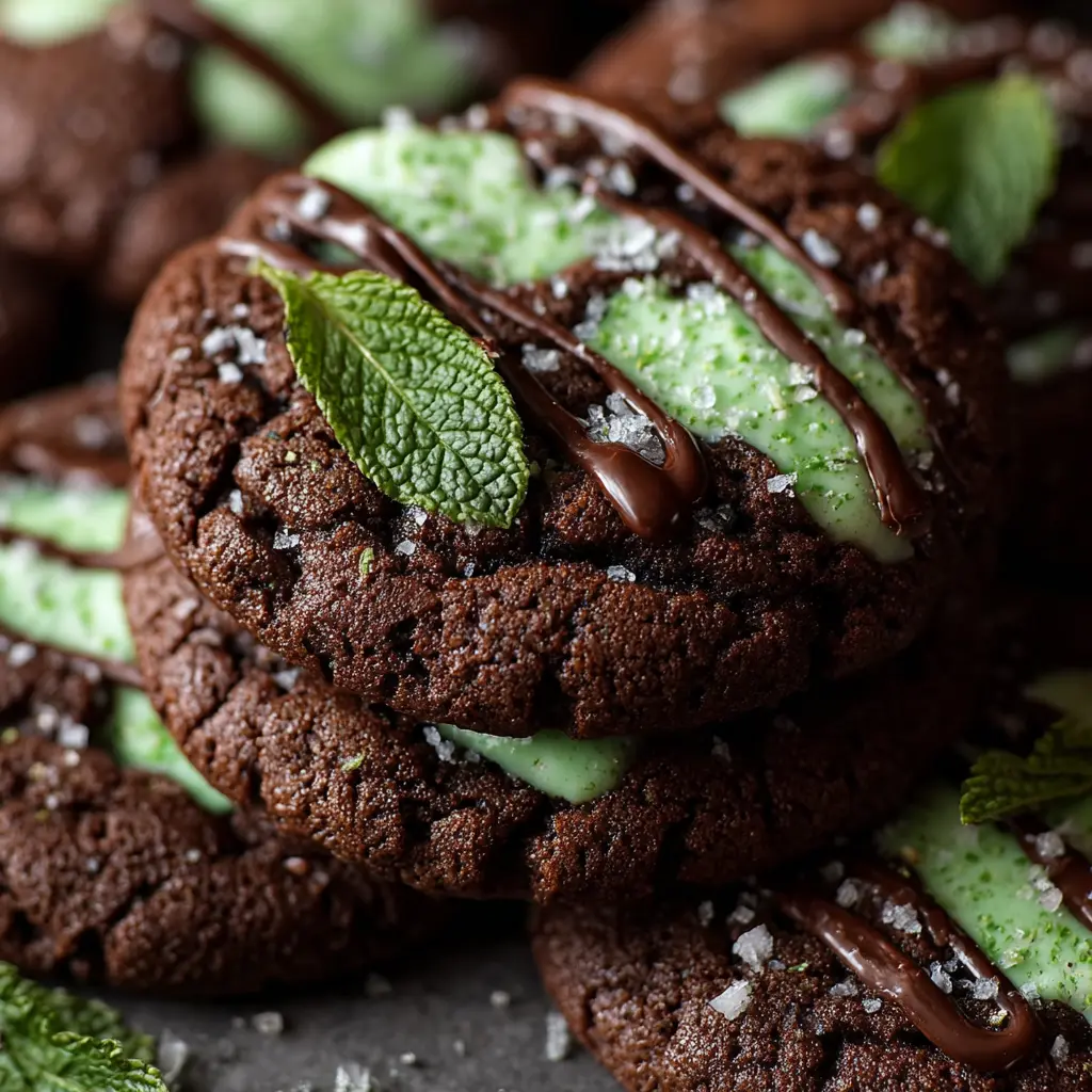Chocolate Mint Cookies