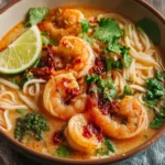 Shrimp Coconut Noodle Soup