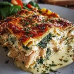 Chicken Lasagna with Spinach