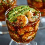 Spicy Shrimp & Avocado Cocktail Cups