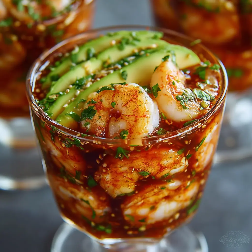 Spicy Shrimp & Avocado Cocktail Cups