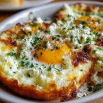 Baked Cottage Cheese Eggs