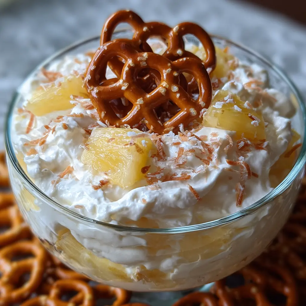 Pineapple Pretzel Fluff – Sweet & Salty Heaven!