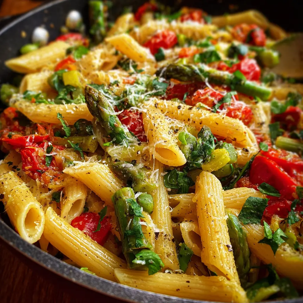 One-Pot Pasta Primavera