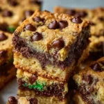 PATRICK'S DAY Chocolate Chip Cookie Bars