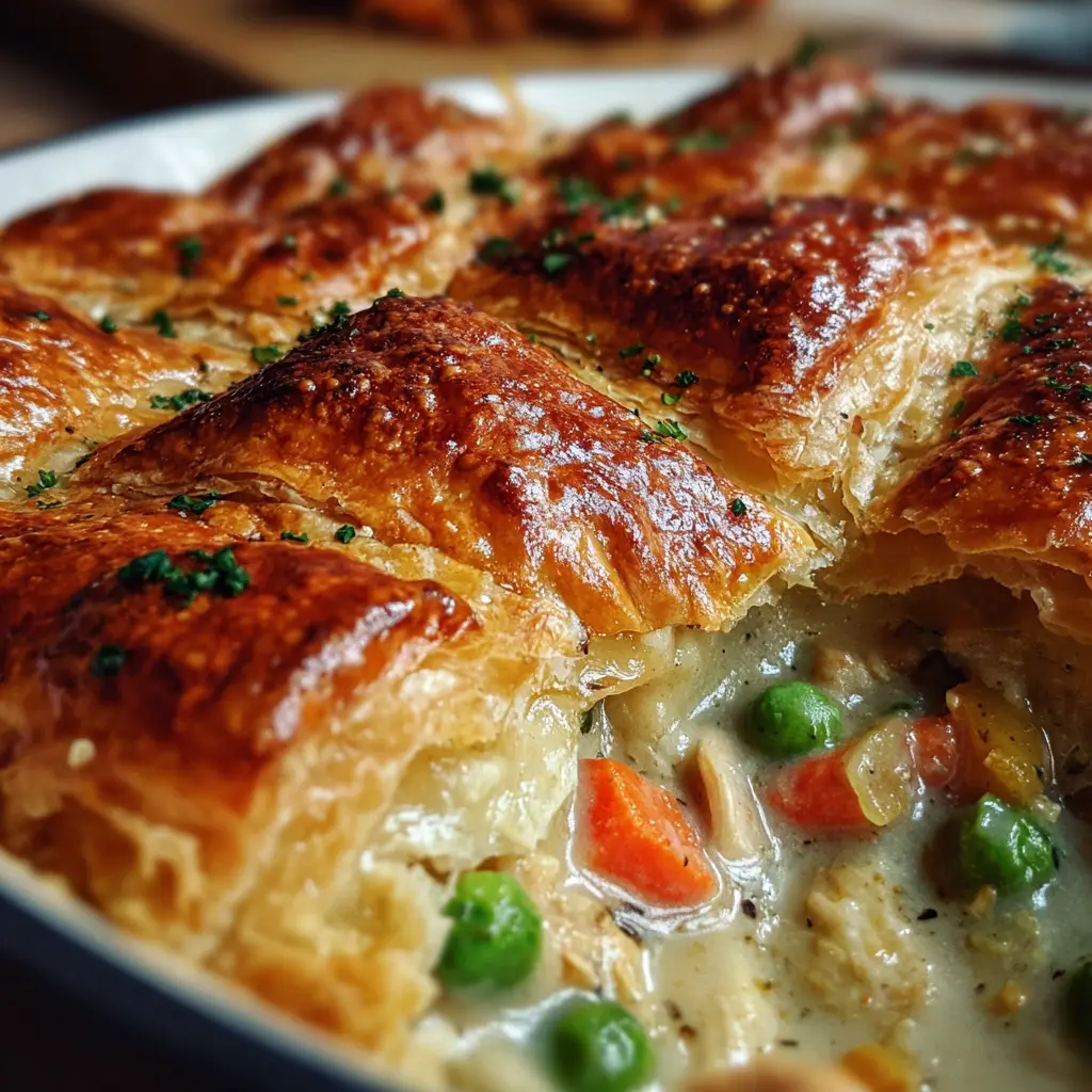 Puff Pastry Chicken Pot Pie