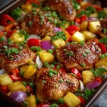 Hawaiian Chicken Sheet Pan