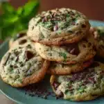Mint Chocolate Chip Cookies