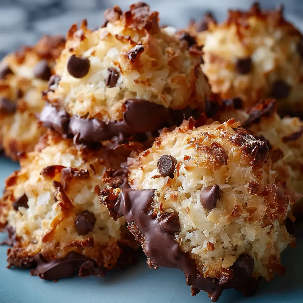 Chocolate Chip Coconut Macaroons