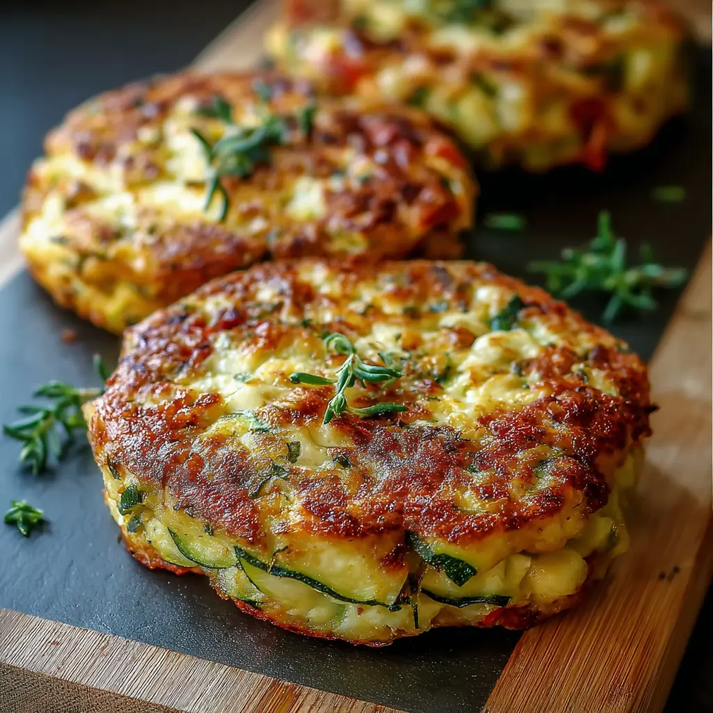 Galettes de Légumes au Fromage (Cheesy Vegetable Patties)