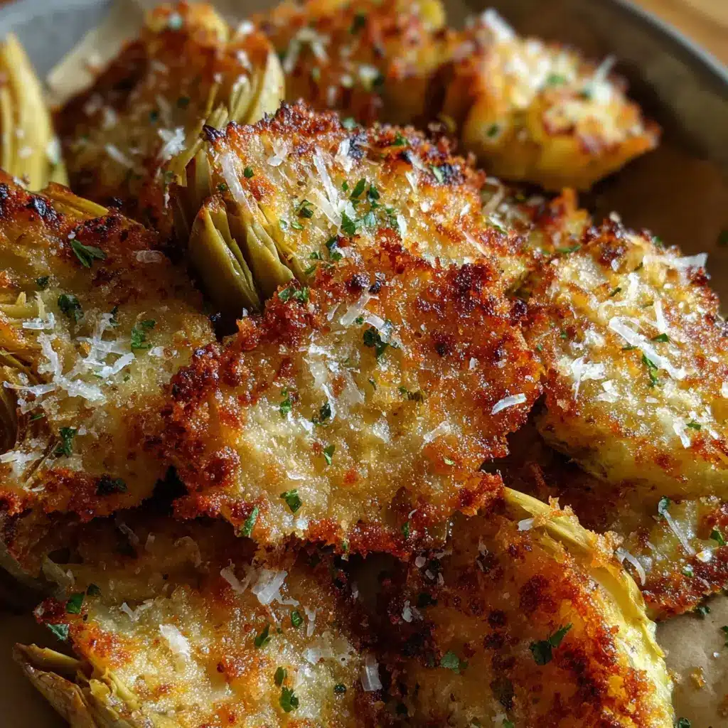 Crispy Parmesan Artichoke Hearts