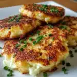 Onion and Cheddar Mashed Potato Cakes