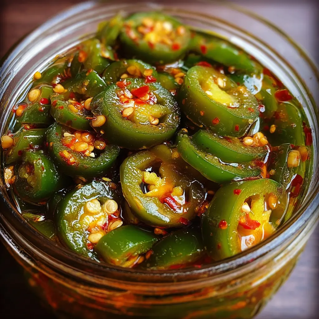Homemade Pickled Jalapeños