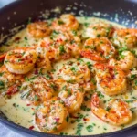 Keto Creamy Garlic Shrimp