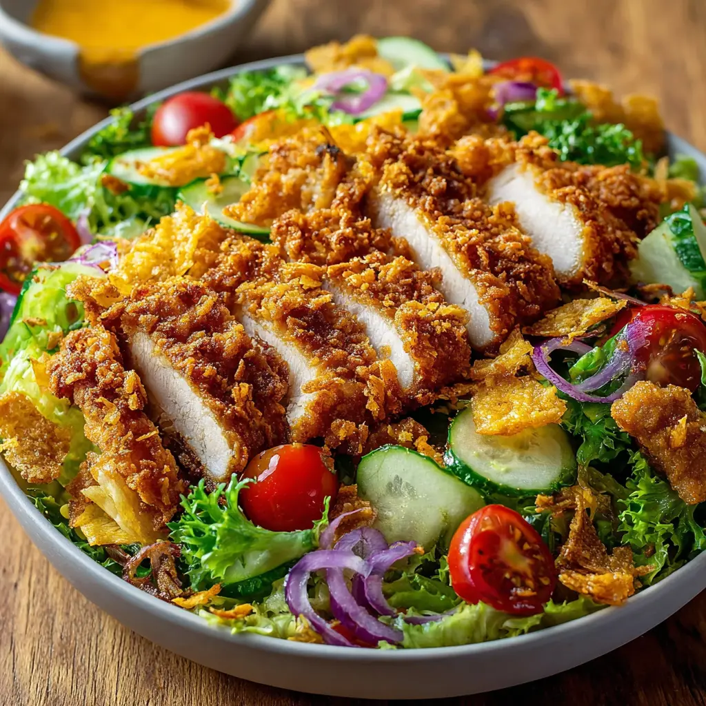 Crispy Chicken Garden Salad