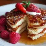 High-Protein, Low-Carb Fluffy Pancakes