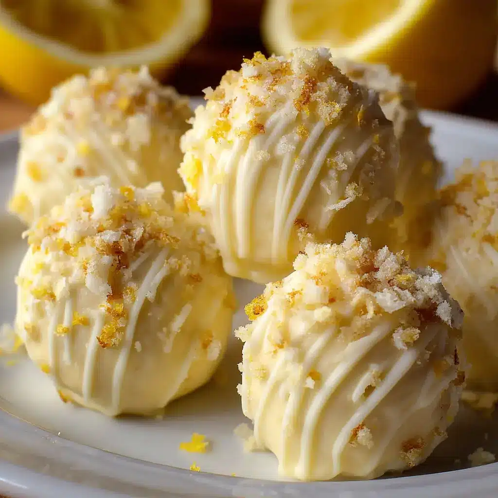 Creamy Lemon Truffles