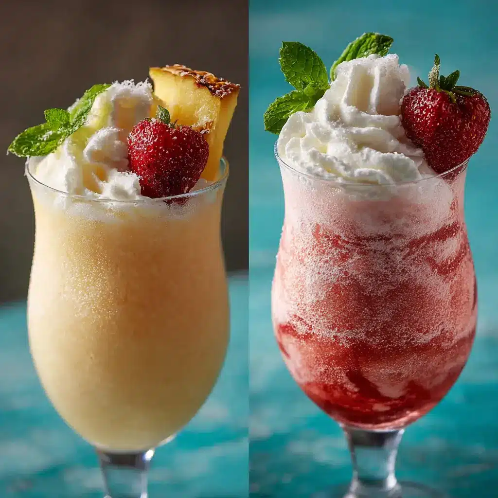 Creamy Frozen Cocktails 2 Ways