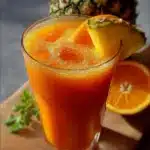 Carrot, Orange, and Pineapple Agua Fresca