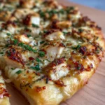 Roasted Garlic White Chicken Pizza