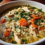 Crock Pot Chicken Rice Soup