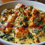 Creamy Tuscan Chicken Bites