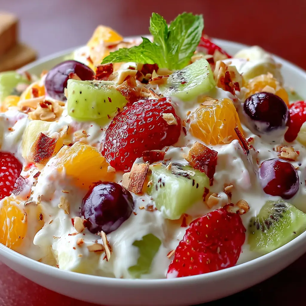 5 Cup Salad – Creamy & Fruity