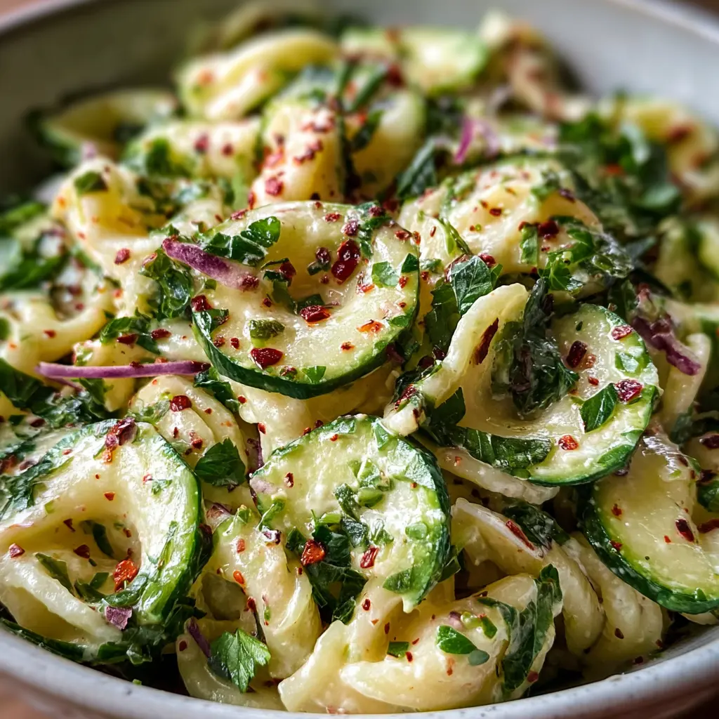 Cucumber Pasta Salad