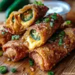 Crispy Mini Jalapeño Popper Egg Rolls