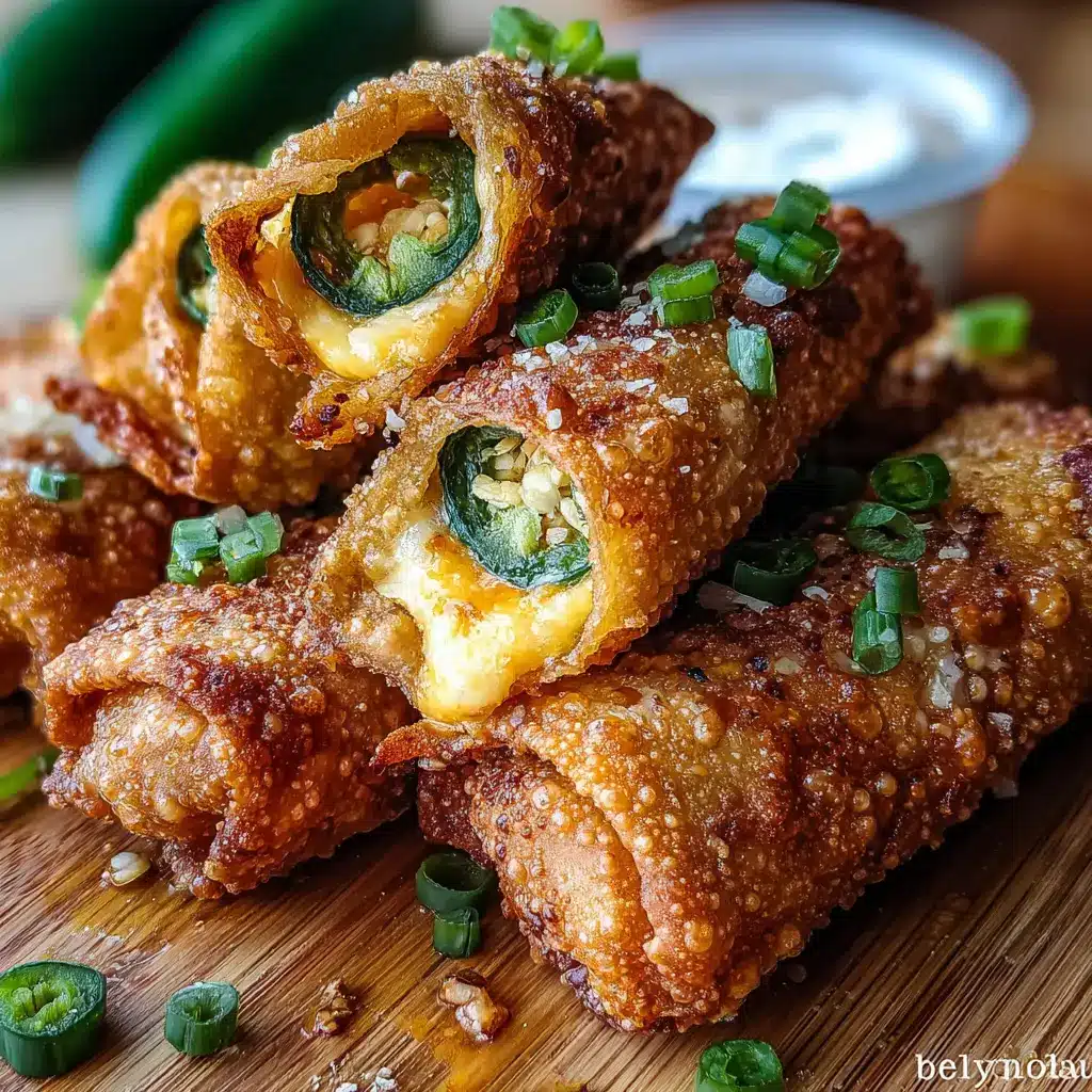 Crispy Mini Jalapeño Popper Egg Rolls