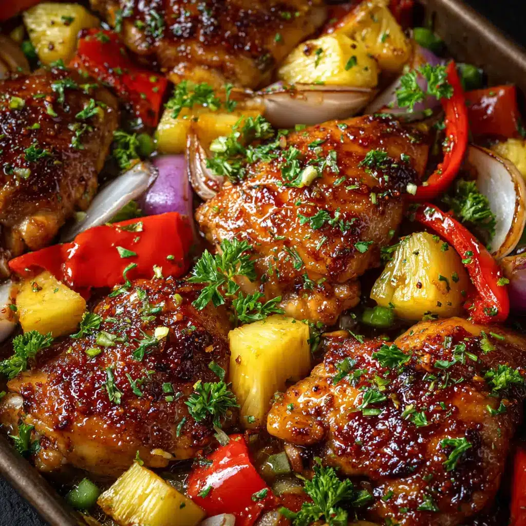 Hawaiian Chicken Sheet Pan