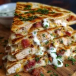 Chicken Turkey Bacon Ranch Quesadilla