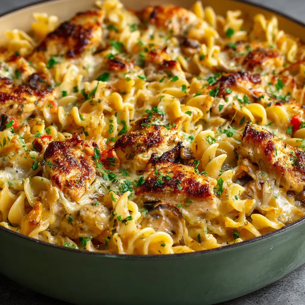 Easy Chicken Casserole with Noodles