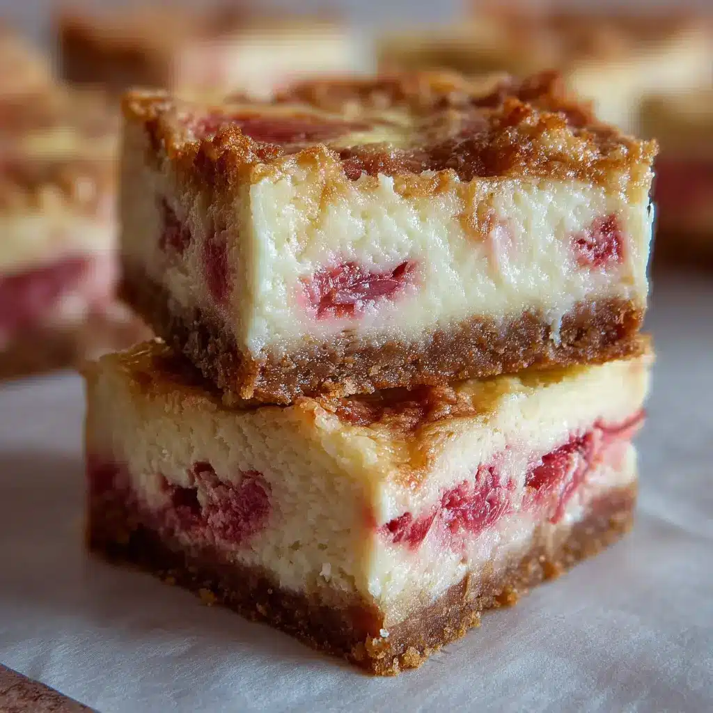 Rhubarb Cream Cheese Bars