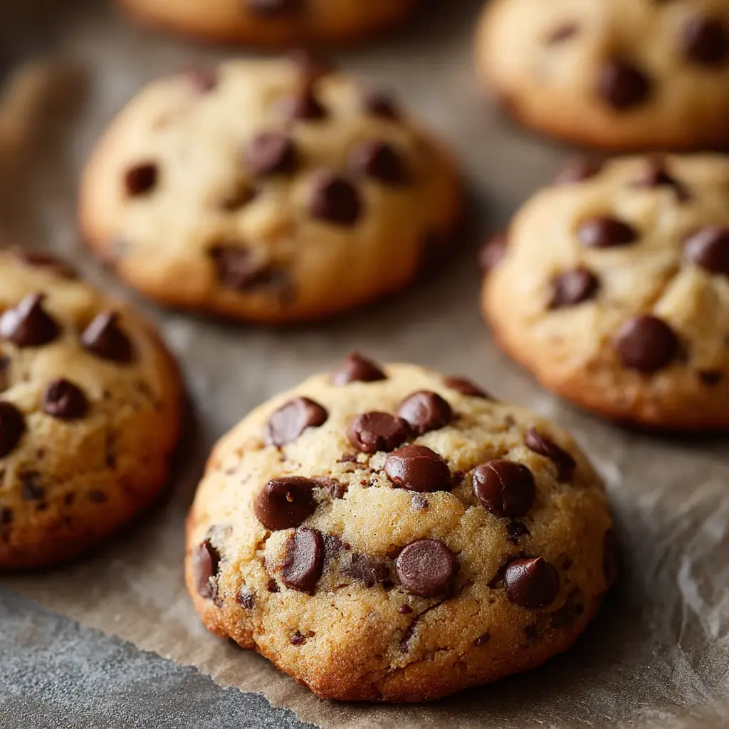 Soft Chocolate Chip Banana Cookies