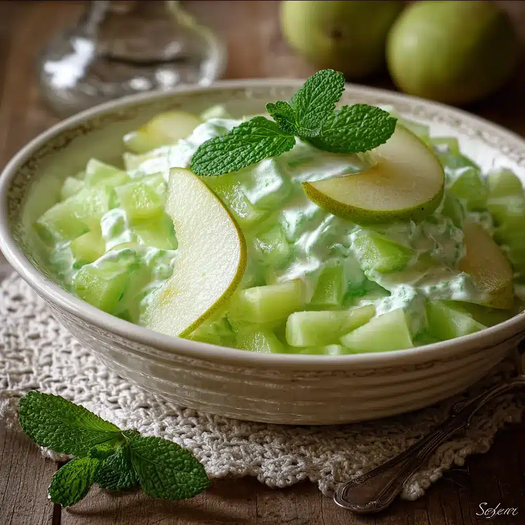 Seafoam Lime Pear Salad (Vintage 70’s Classic)