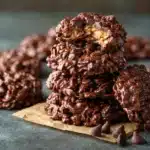 CHOCOLATE PEANUT BUTTER NO-BAKE COOKIES