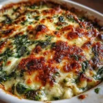 Ruth’s Chris Baked Spinach with Cheese 🔥
