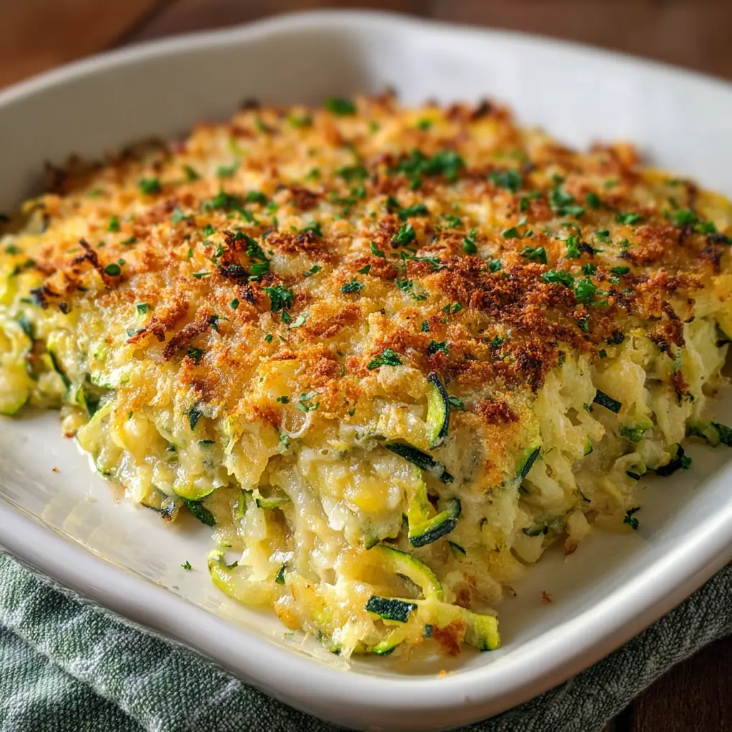 Shredded Zucchini Casserole