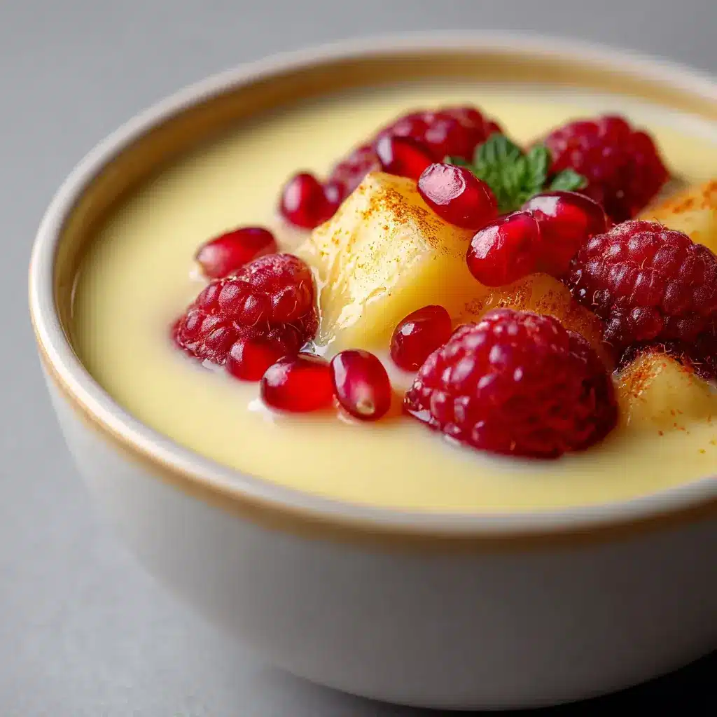 Creamy Fruit Custard Bowl