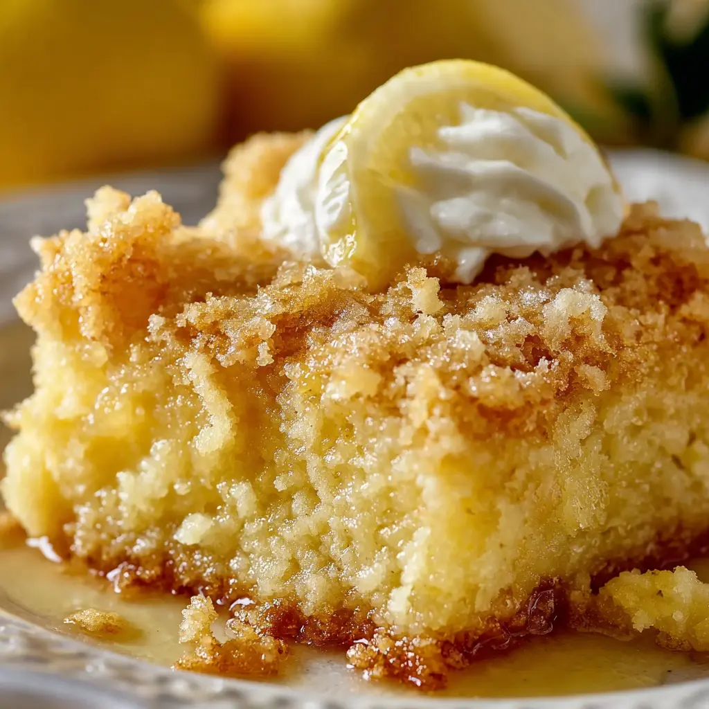 Bright, Buttery Lemon Dump Cake
