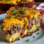 Impossible Cheeseburger Pie