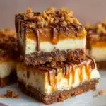 Butterfinger Caramel Cheesecake Bars