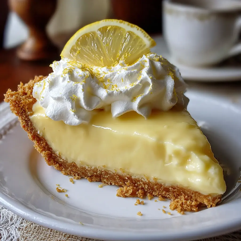 Condensed Milk Lemon Pie