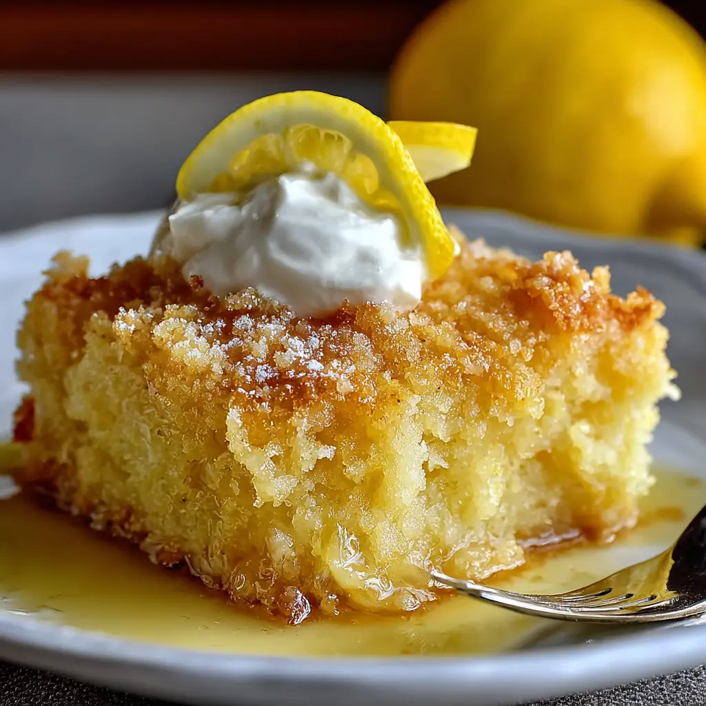 Easy Lemon Dump Cake