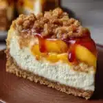 Peach Cobbler Cheesecake